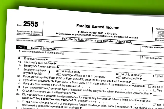 What is Form 2555?