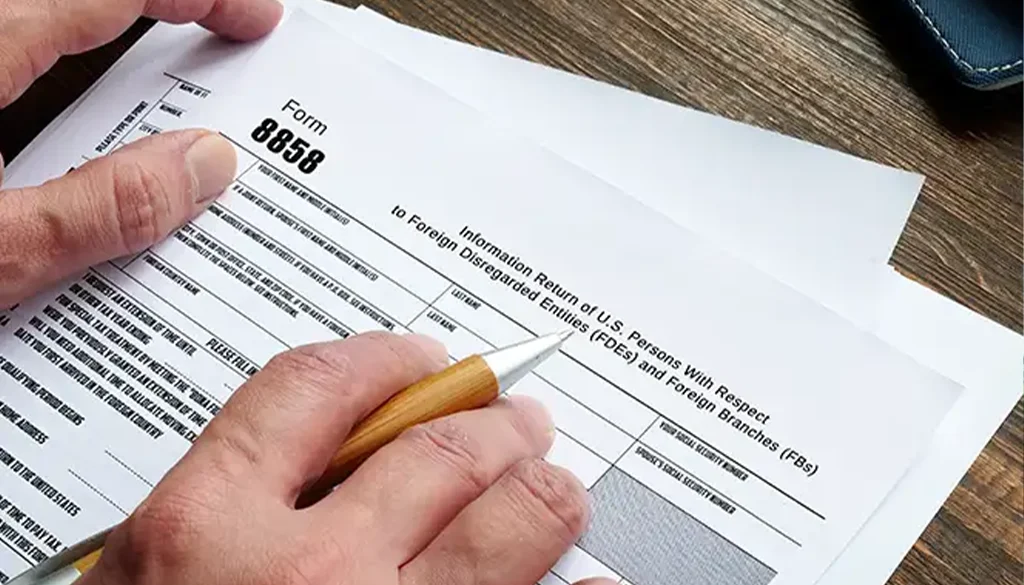 Form 8858 for US expats self-employed abroad